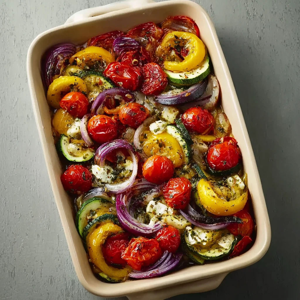 One Pan Greek Vegetables