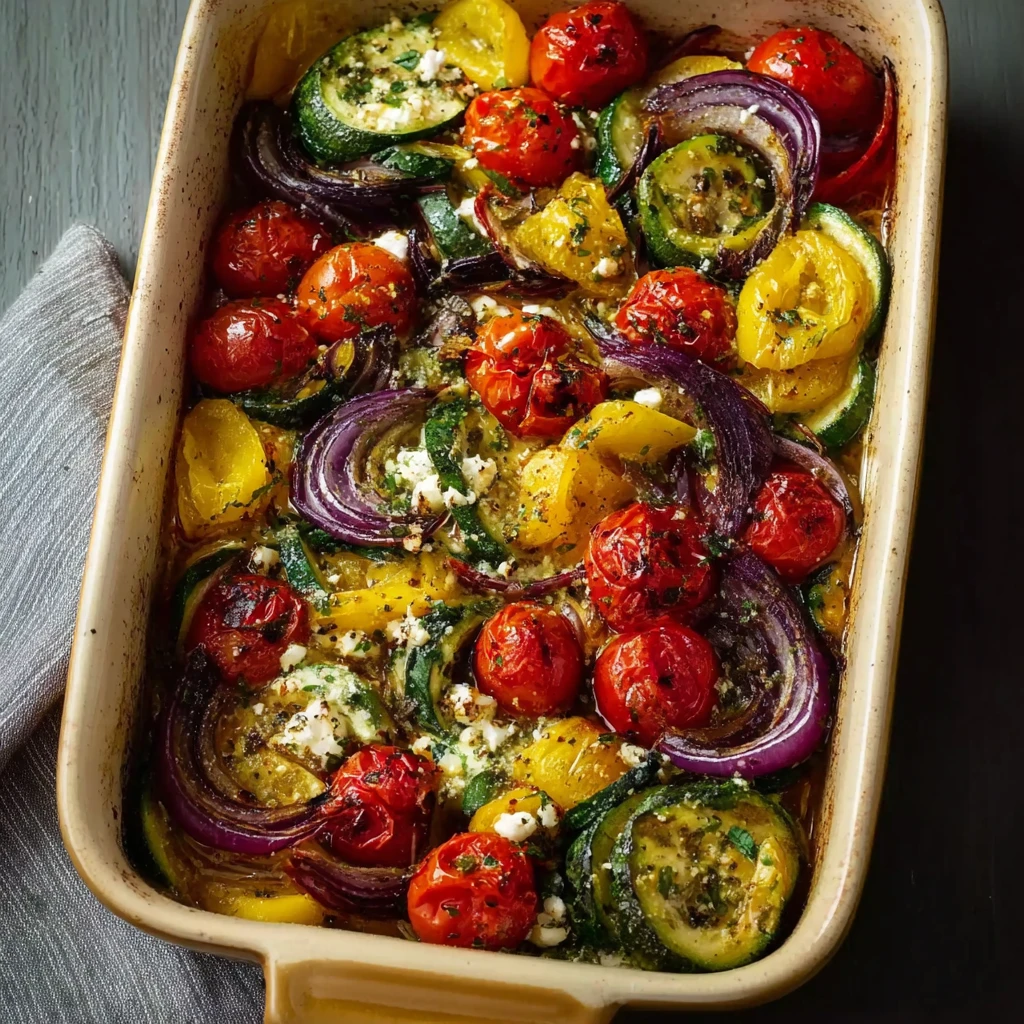 One Pan Greek Vegetables