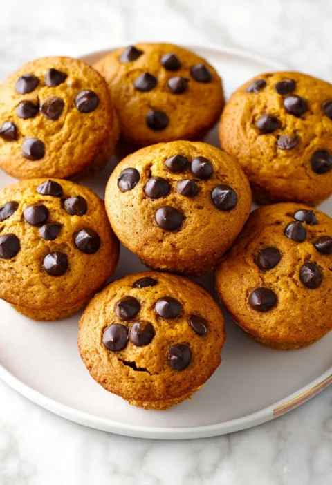 Pumpkin Cottage Cheese Muffins