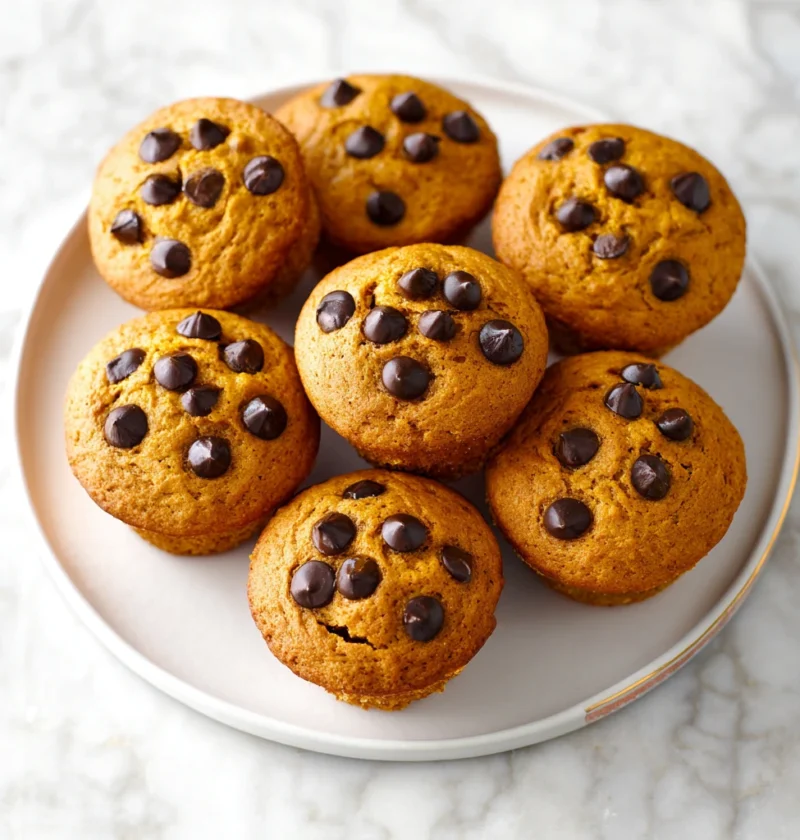 Pumpkin Cottage Cheese Muffins