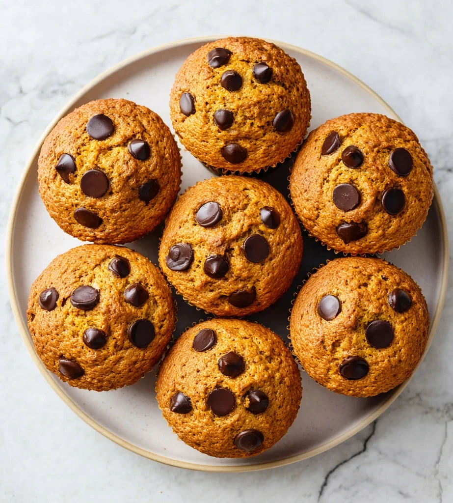 Pumpkin Cottage Cheese Muffins