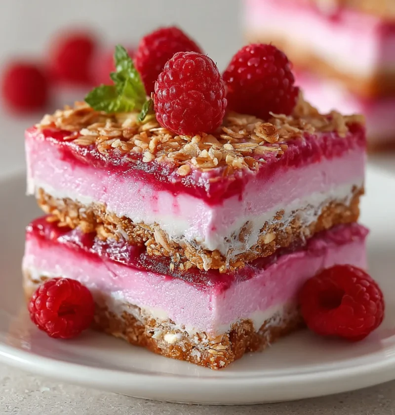 Raspberry Pretzel Dessert Bars Salty Sweet Jello Cheesecake
