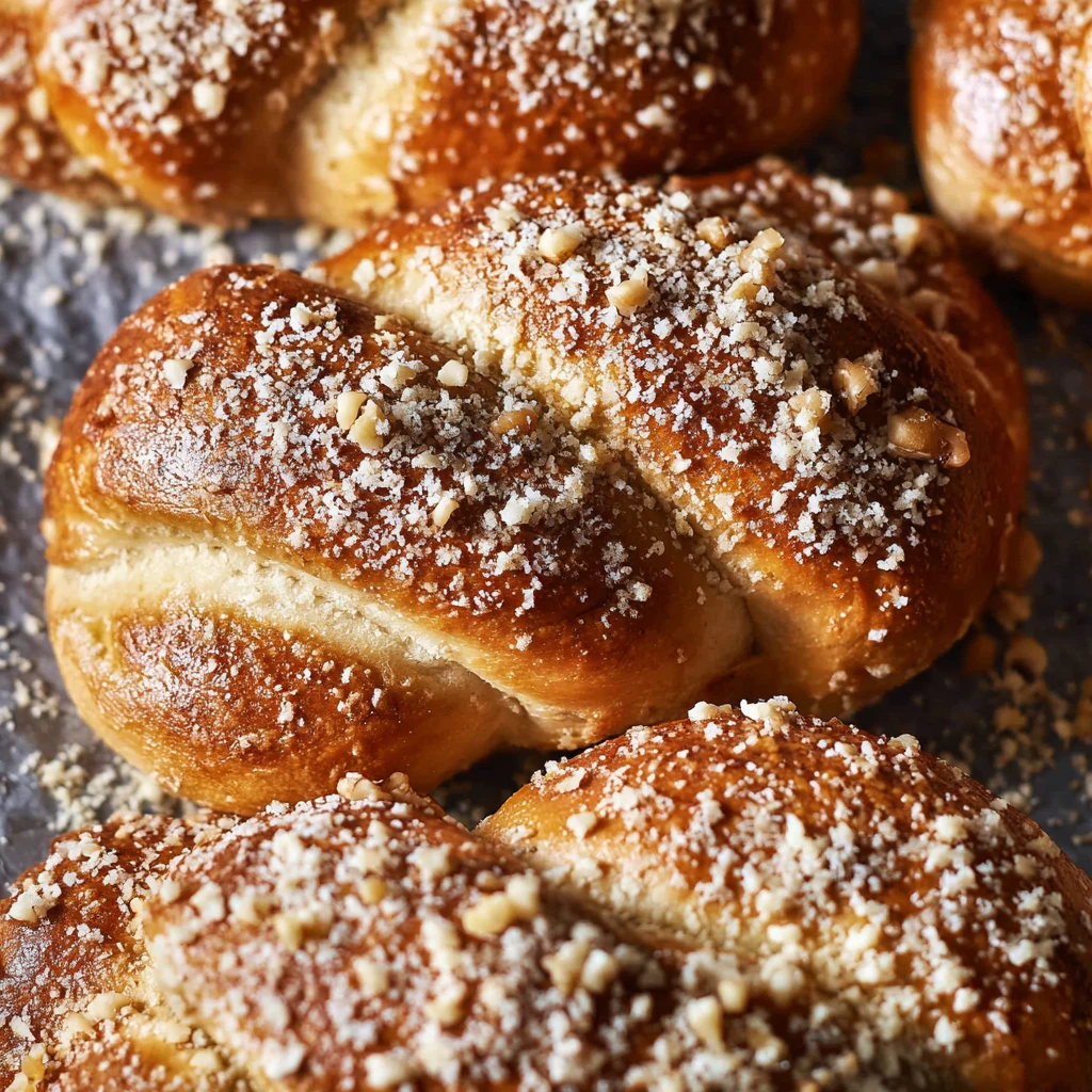 Romanian Mucenici (Sweet Honey Walnut Pastries)