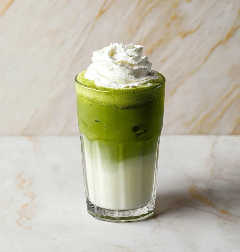 Vanilla Sweet Cream Iced Matcha Latte