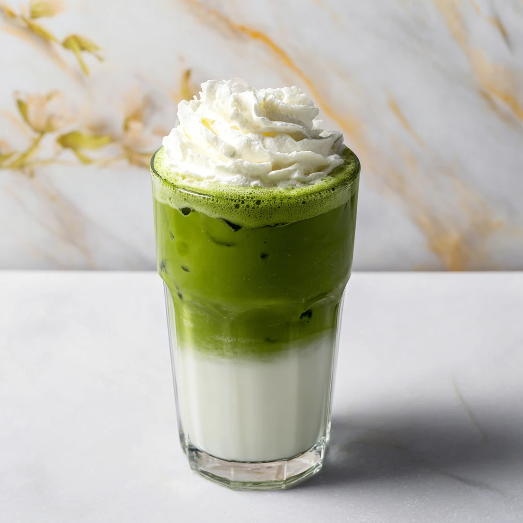Vanilla Sweet Cream Iced Matcha Latte