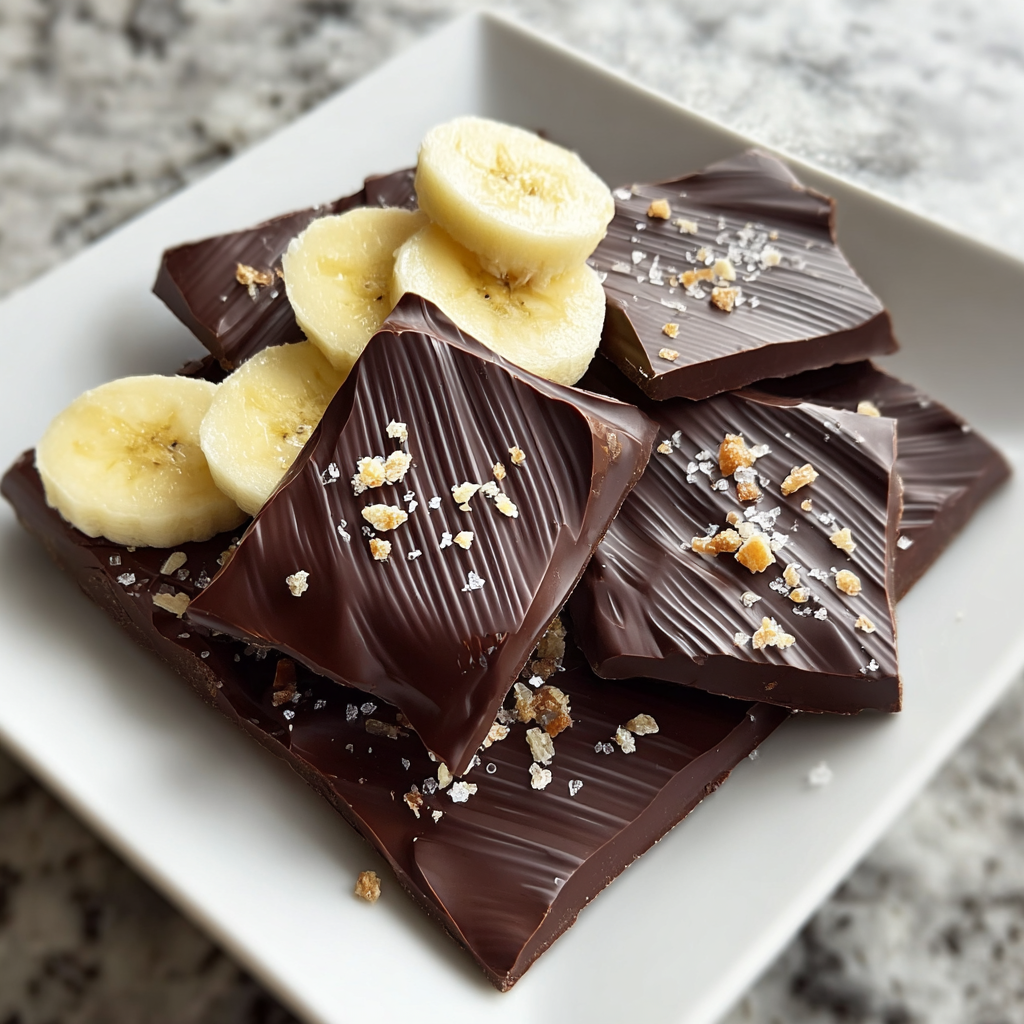 Chocolate Banana Bark Irresistibly Sweet