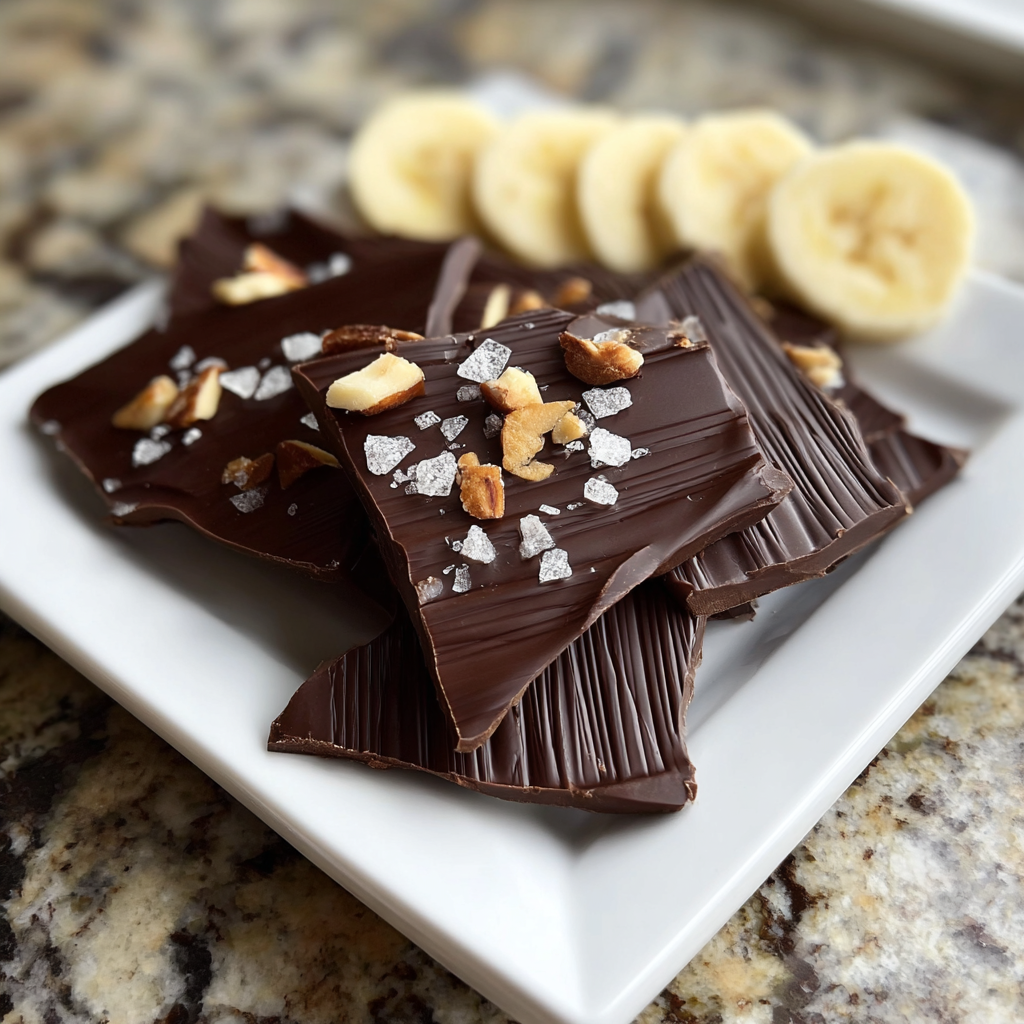 Chocolate Banana Bark Irresistibly Sweet