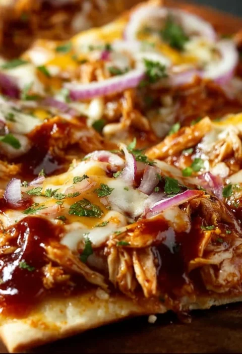 Bbq Chicken Flatbread Smoky Weeknight Pizza
