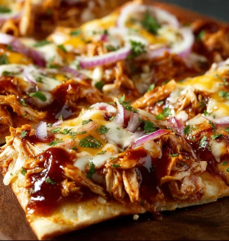 Bbq Chicken Flatbread Smoky Weeknight Pizza