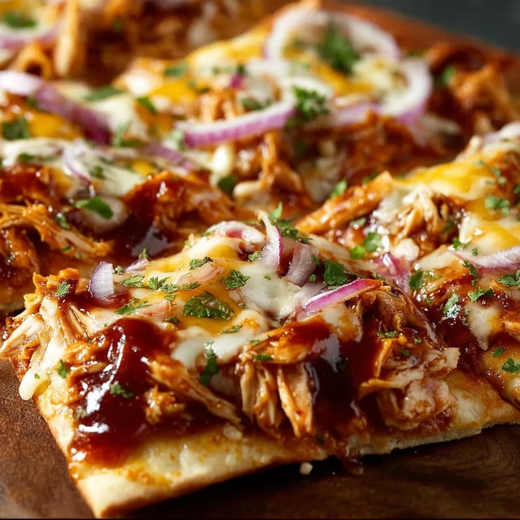 BBQ Chicken Flatbread – Smoky Weeknight Pizza