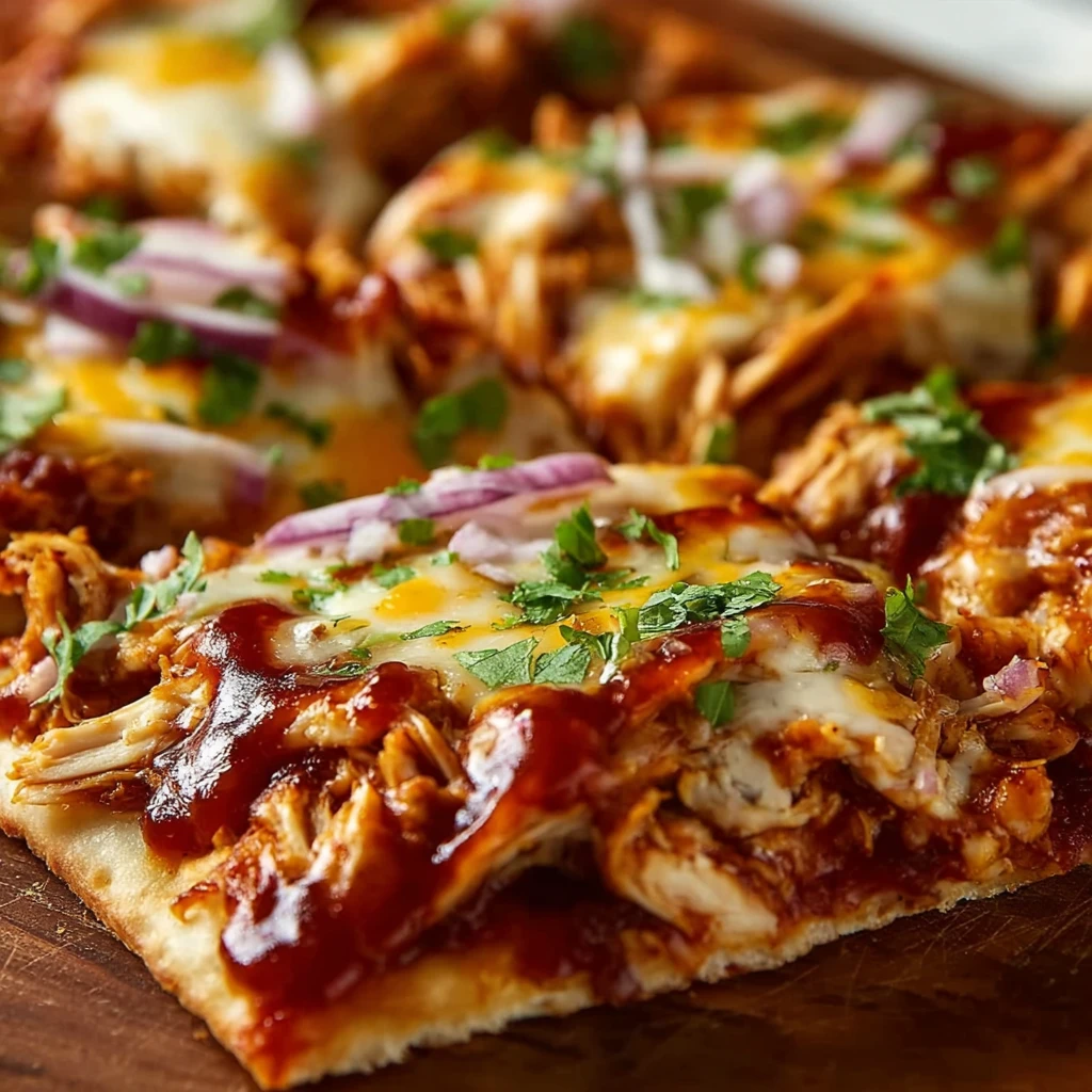 Bbq Chicken Flatbread Smoky Weeknight Pizza