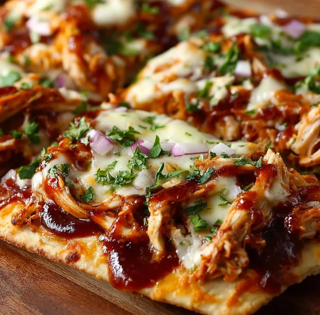 Bbq Chicken Flatbread Smoky Weeknight Pizza