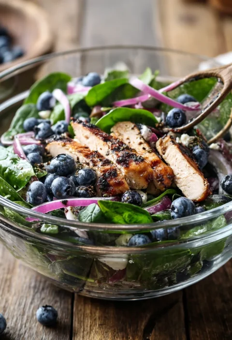 Blueberry Summer Salad Chicken