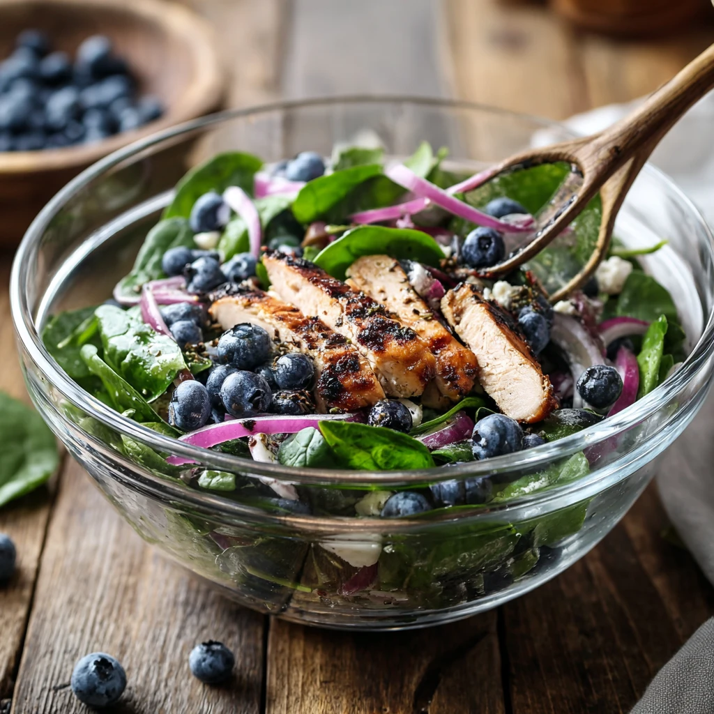 Blueberry Summer Salad with Chicken