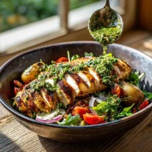 Chimichurri Chicken Salad – Bright Herb‑Packed Chicken Salad with Chimichurri Dressing