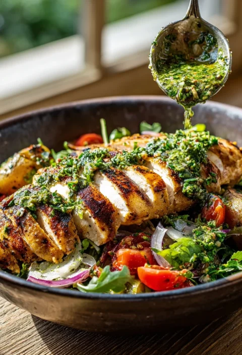 Chimichurri Chicken Salad Comforting Flavorful Meal