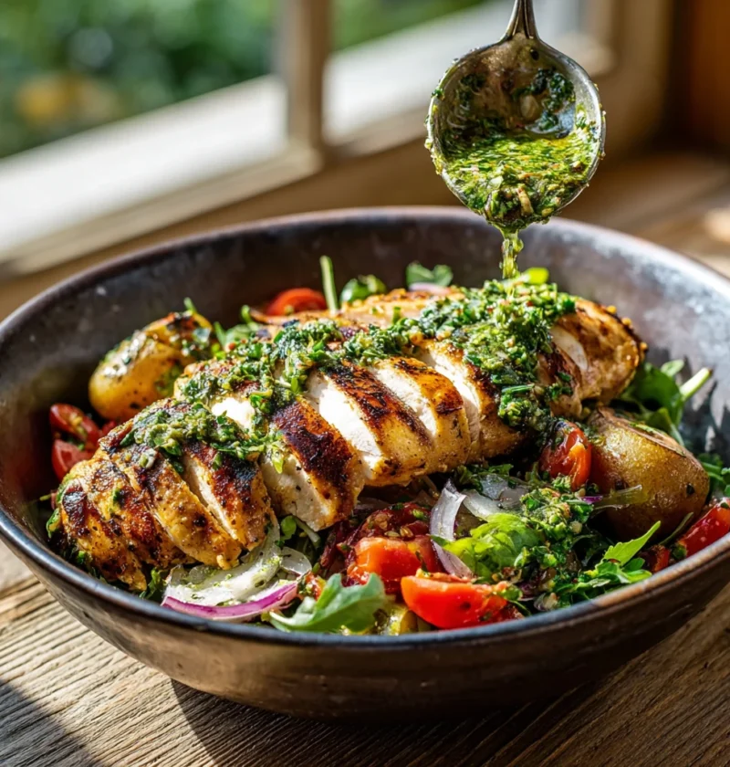 Chimichurri Chicken Salad Comforting Flavorful Meal