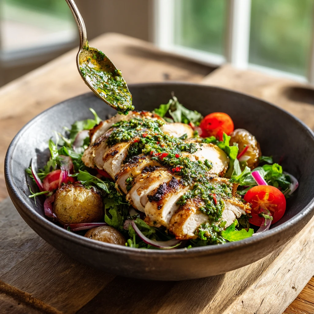 Chimichurri Chicken Salad Comforting Flavorful Meal
