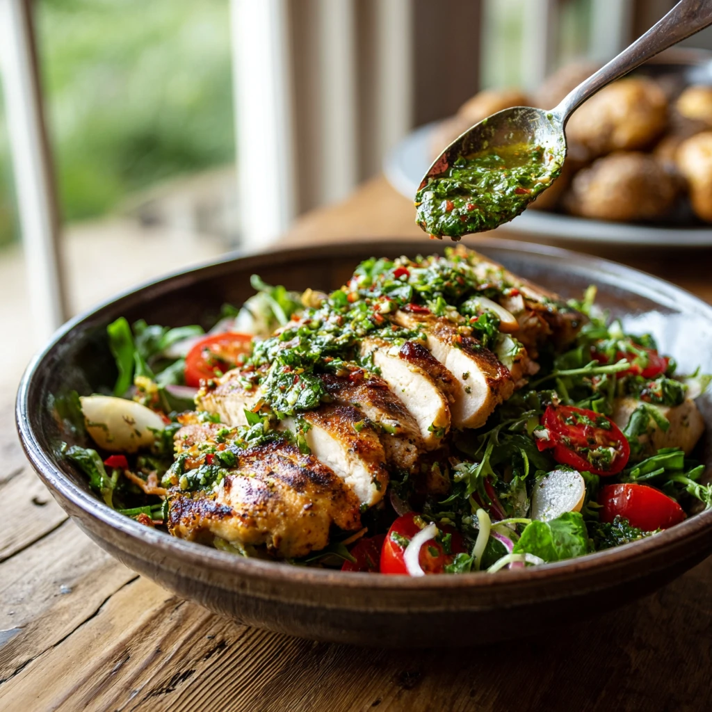 Chimichurri Chicken Salad Comforting Flavorful Meal