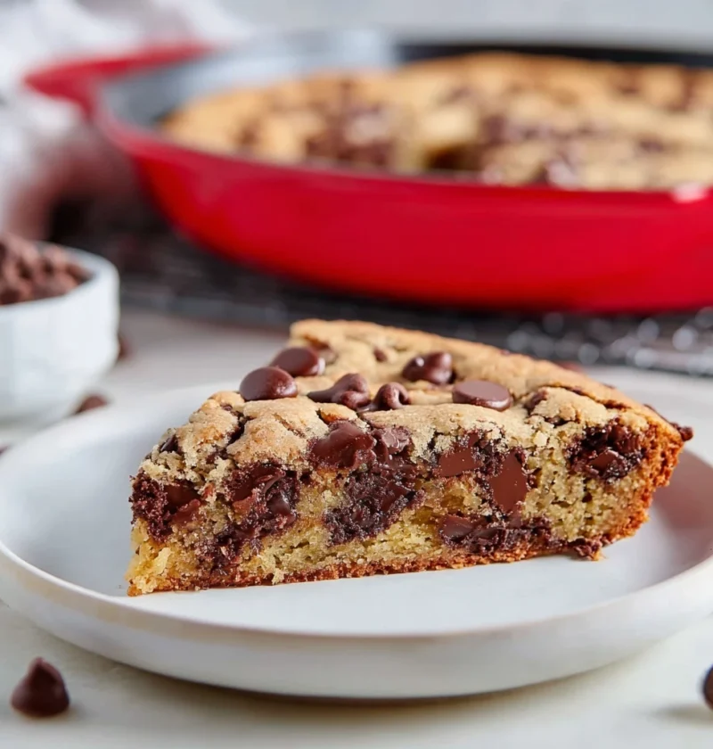 Chocolate Chip Sourdough Skillet Cookie Discard Recipe