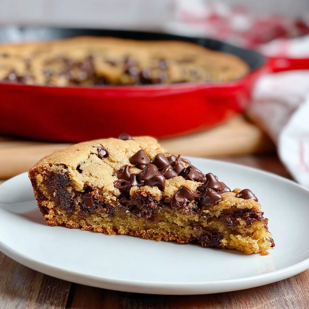 Chocolate Chip Sourdough Skillet Cookie Discard Recipe