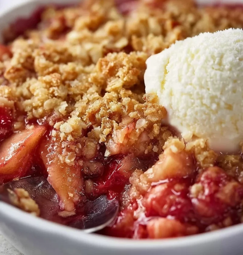 Classic Rhubarb Crisp Frozen