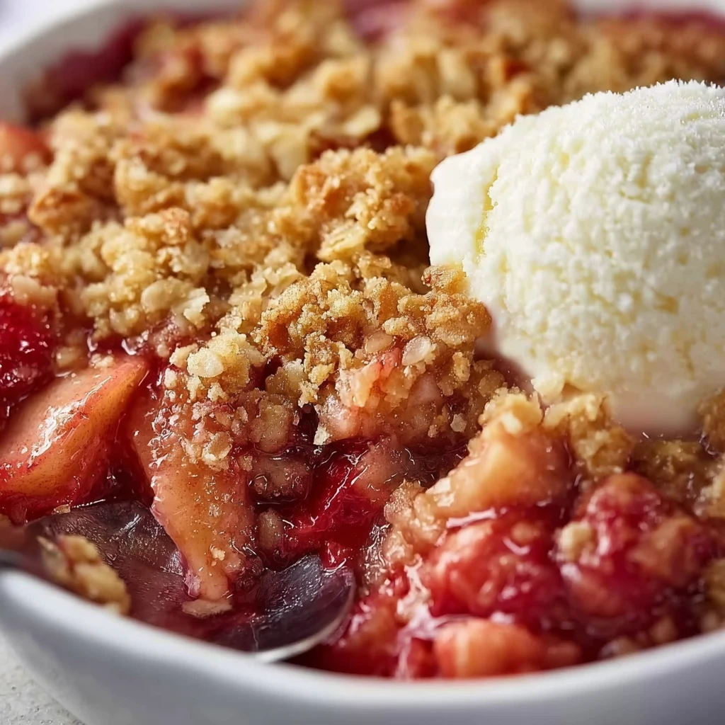 Classic Rhubarb Crisp – Easy with Frozen Rhubarb