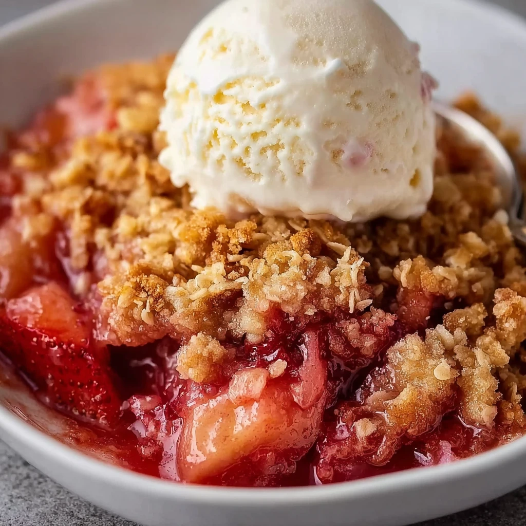 Classic Rhubarb Crisp Frozen