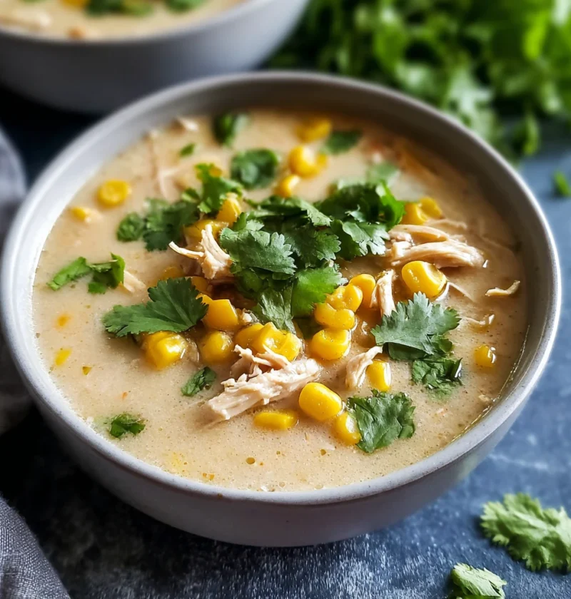 Cozy Creamy Healthy Crockpot White Chicken Chili