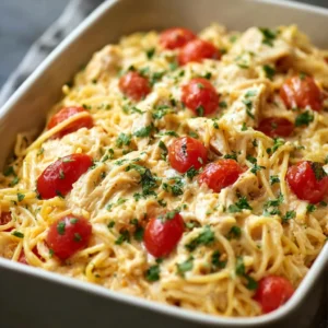Creamy Chicken Spaghetti Casserole: Comfort Food Reimagined