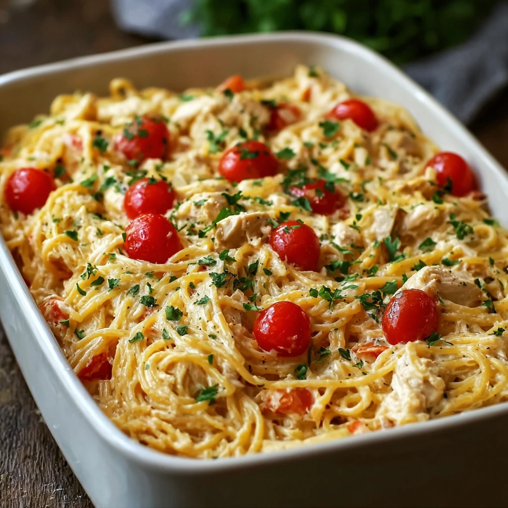 Creamy Chicken Spaghetti Casserole Comfort Food Reimagined