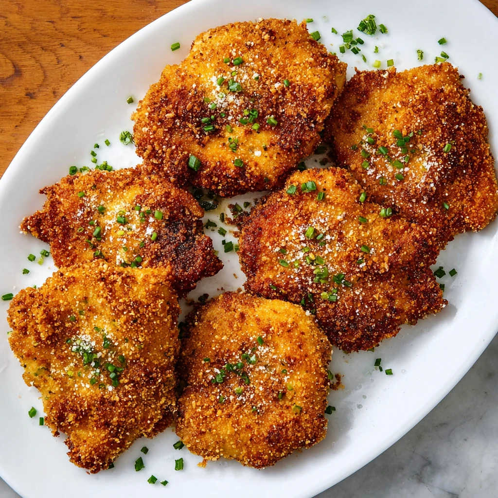 Crispy Air Fryer Breaded Chicken Thighs