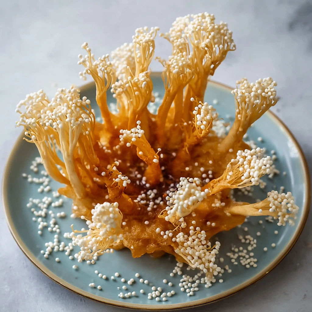 Crispy Fried Enoki Mushrooms – Your New Favorite Snack!