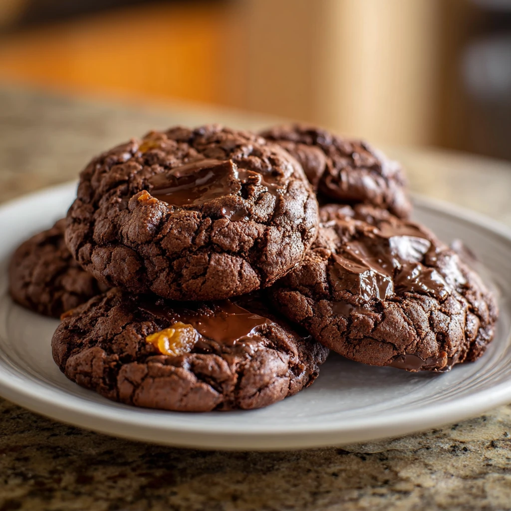 Dark Chocolate Apricot Cookies
