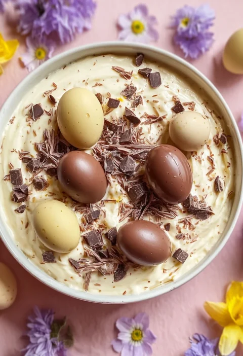 Decadent Cadbury Egg Cheesecake Dip Ready Minutes