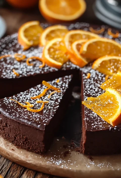 Decadent Chocolateorange Torte Vegan Nobake Delight