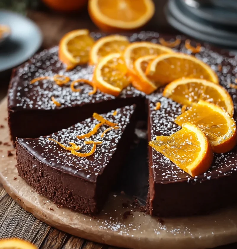 Decadent Chocolateorange Torte Vegan Nobake Delight