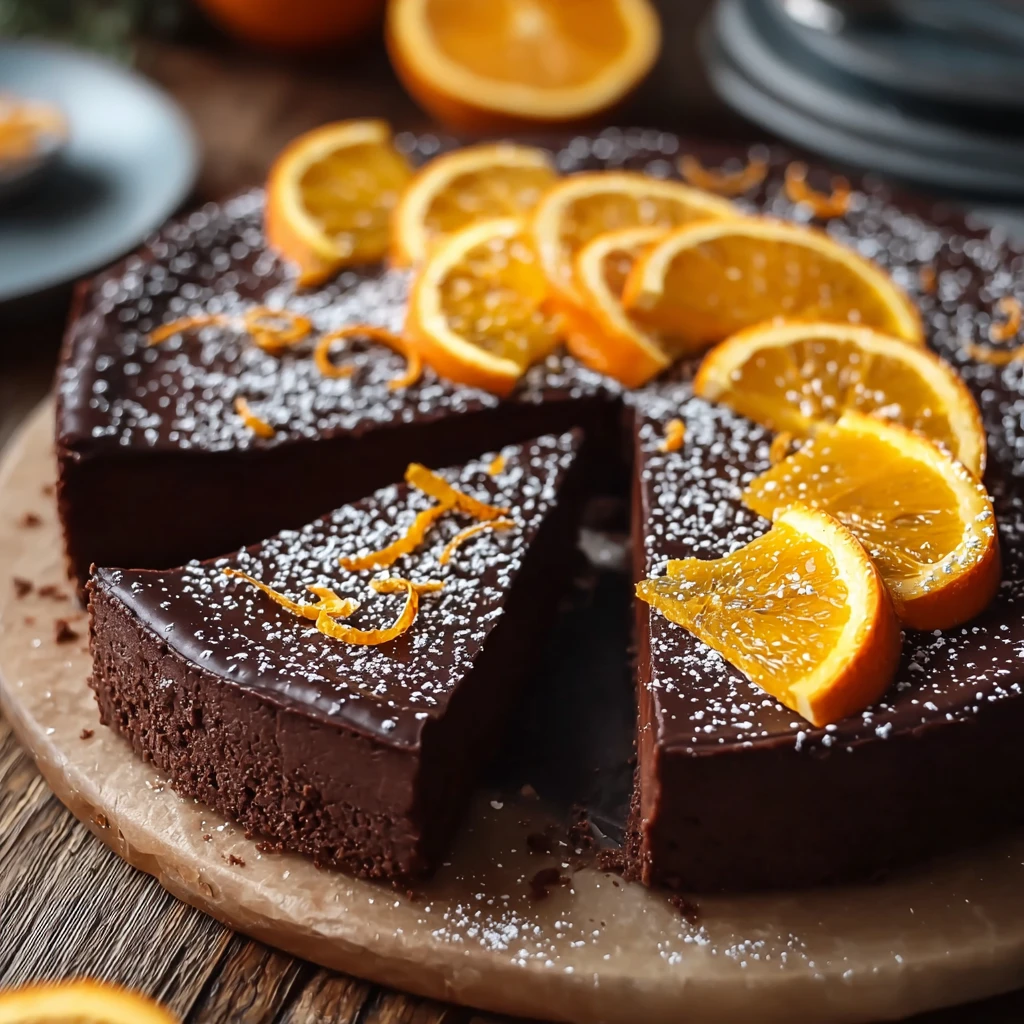 Decadent Chocolate-Orange Torte: Vegan No-Bake Delight