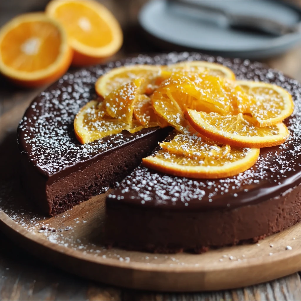 Decadent Chocolateorange Torte Vegan Nobake Delight