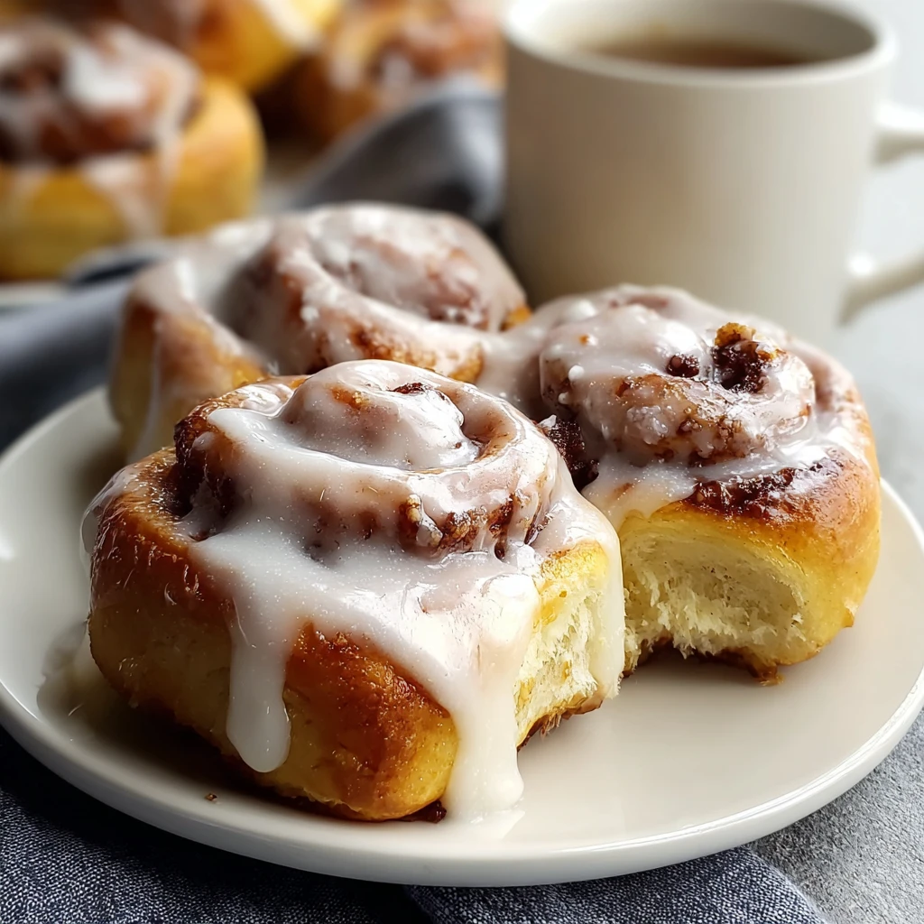 Delicious Breakfast Pigs Cinnamon Rolls Cozy Morning