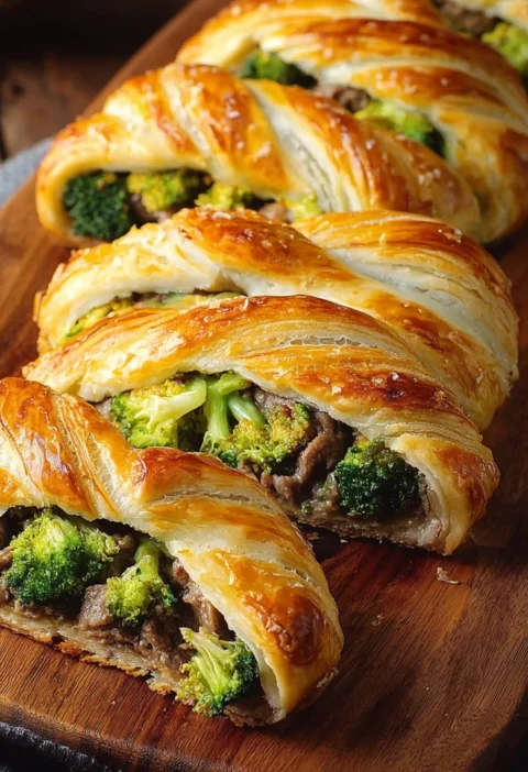 Delicious Broccoli Beef Braids Cozy Family Dinner