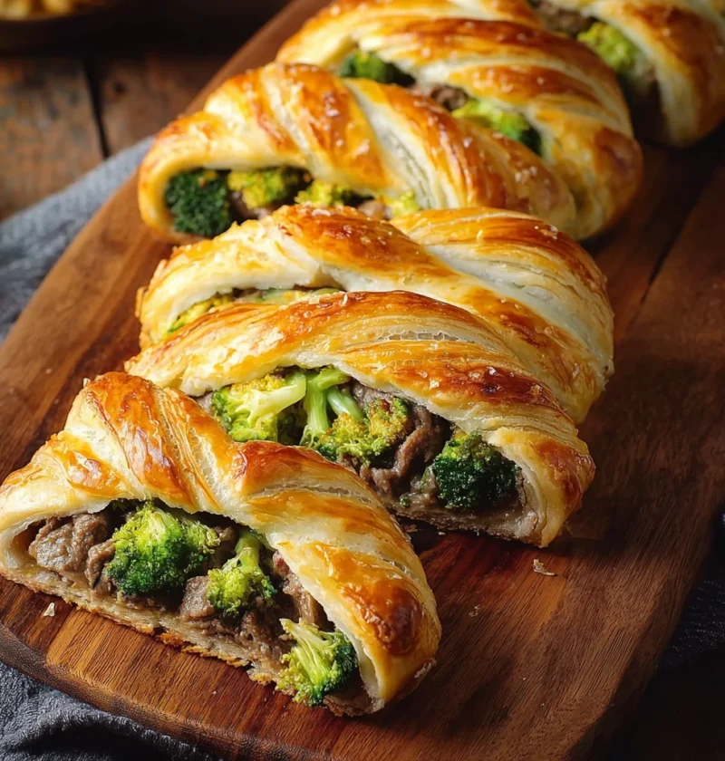 Delicious Broccoli Beef Braids Cozy Family Dinner