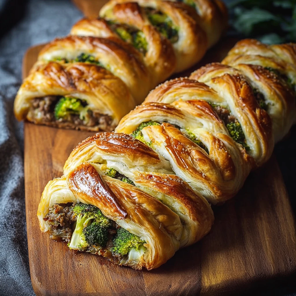 Delicious Broccoli Beef Braids Cozy Family Dinner