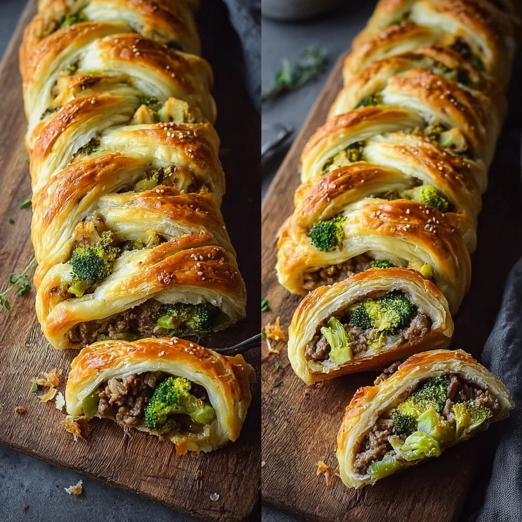 Delicious Broccoli Beef Braids Cozy Family Dinner