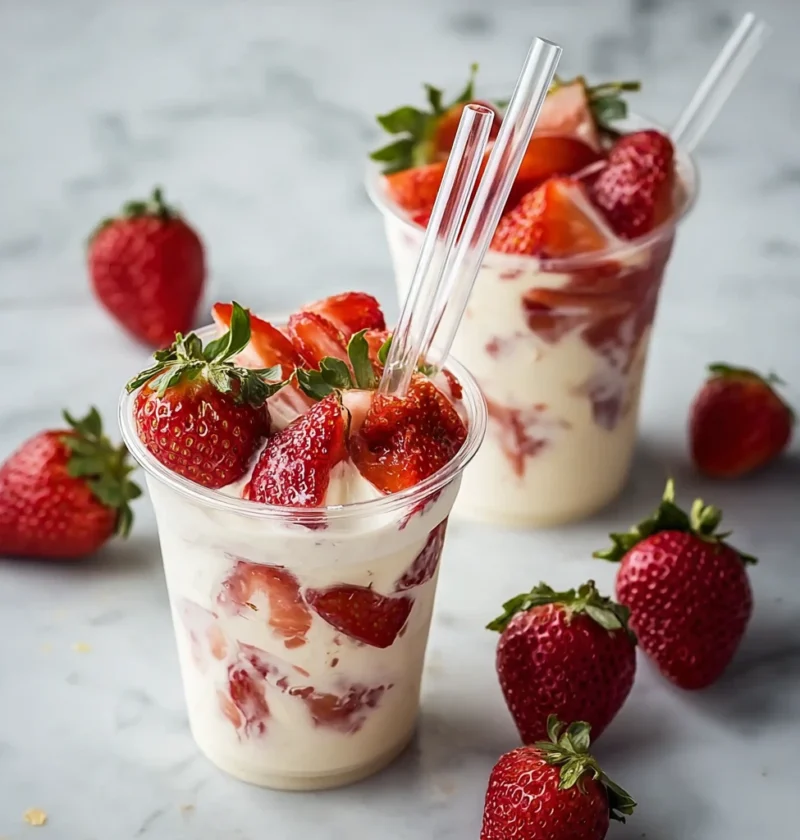 Delicious Fresas Con Crema Twist Strawberry Bliss