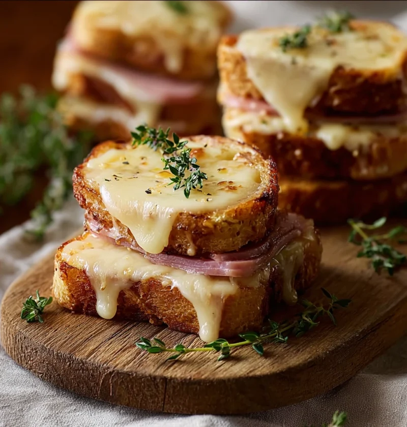 Delicious Mini Croque Monsieur Irresistible Snack Time