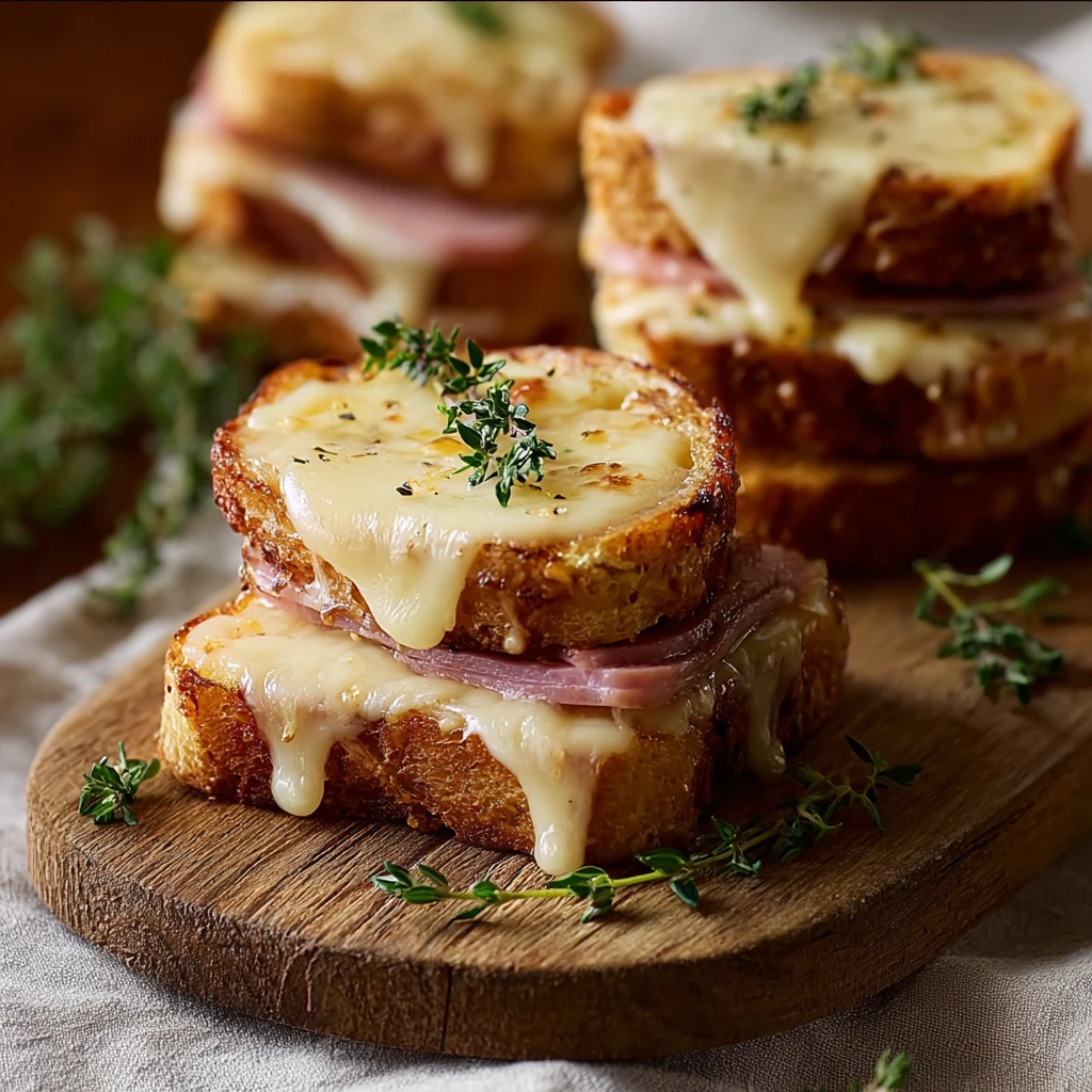 Delicious Mini Croque Monsieur for Irresistible Snack Time