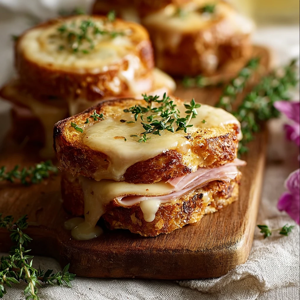 Delicious Mini Croque Monsieur Irresistible Snack Time