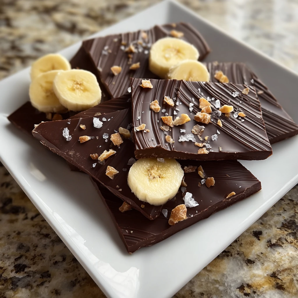 Easy chocolate banana bark: Irresistibly sweet and simple!