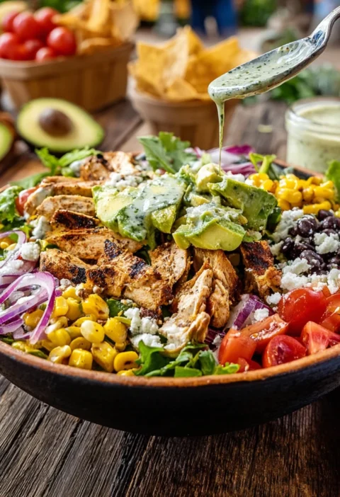 Farmers Market Chicken Taco Salad